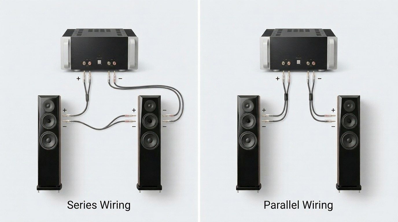 series and parallel speaker wiring configurations